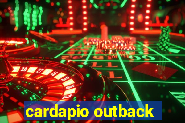 cardapio outback